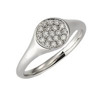 Anello Sartorello Gioielli Donna in Oro bianco Diamante 0.17 Ct AN-927-72-1-10-G-SI-L-WA - AN-927-72-1-10-G-SI-L-WA
